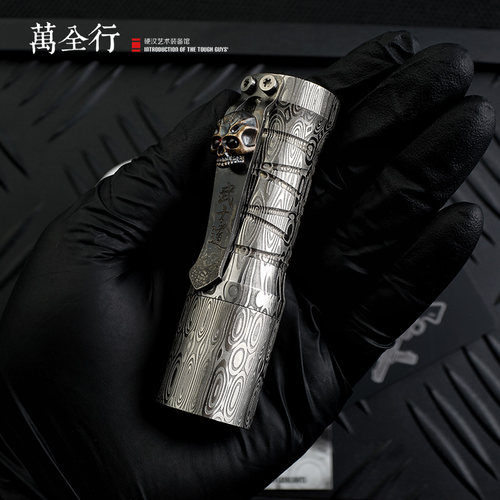美国进口 Deadwood 瑞粉大马士革手电筒随身高亮便携 高端EDC手电 - 图0