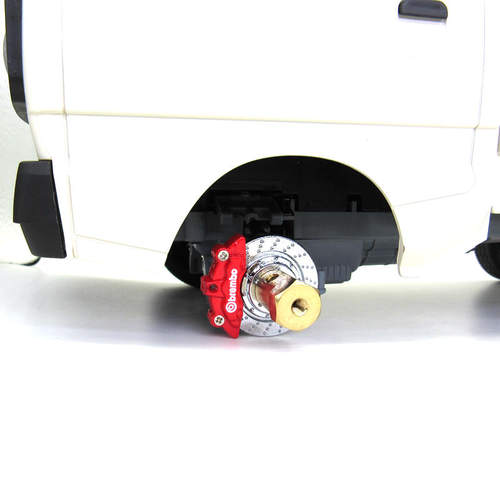 顽皮龙D12模型车 改装件 加装件 金属刹车盘 金属卡钳 轮胎改装 - 图1