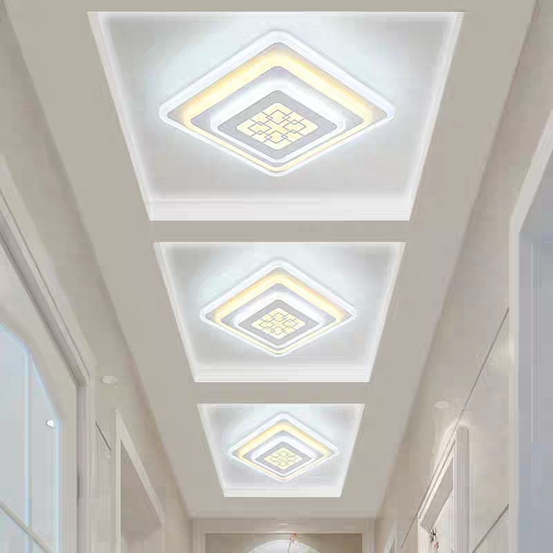 LED过道灯嵌入式入户走廊灯创意玄关灯阳台简约现代暗装吊顶小灯 - 图0