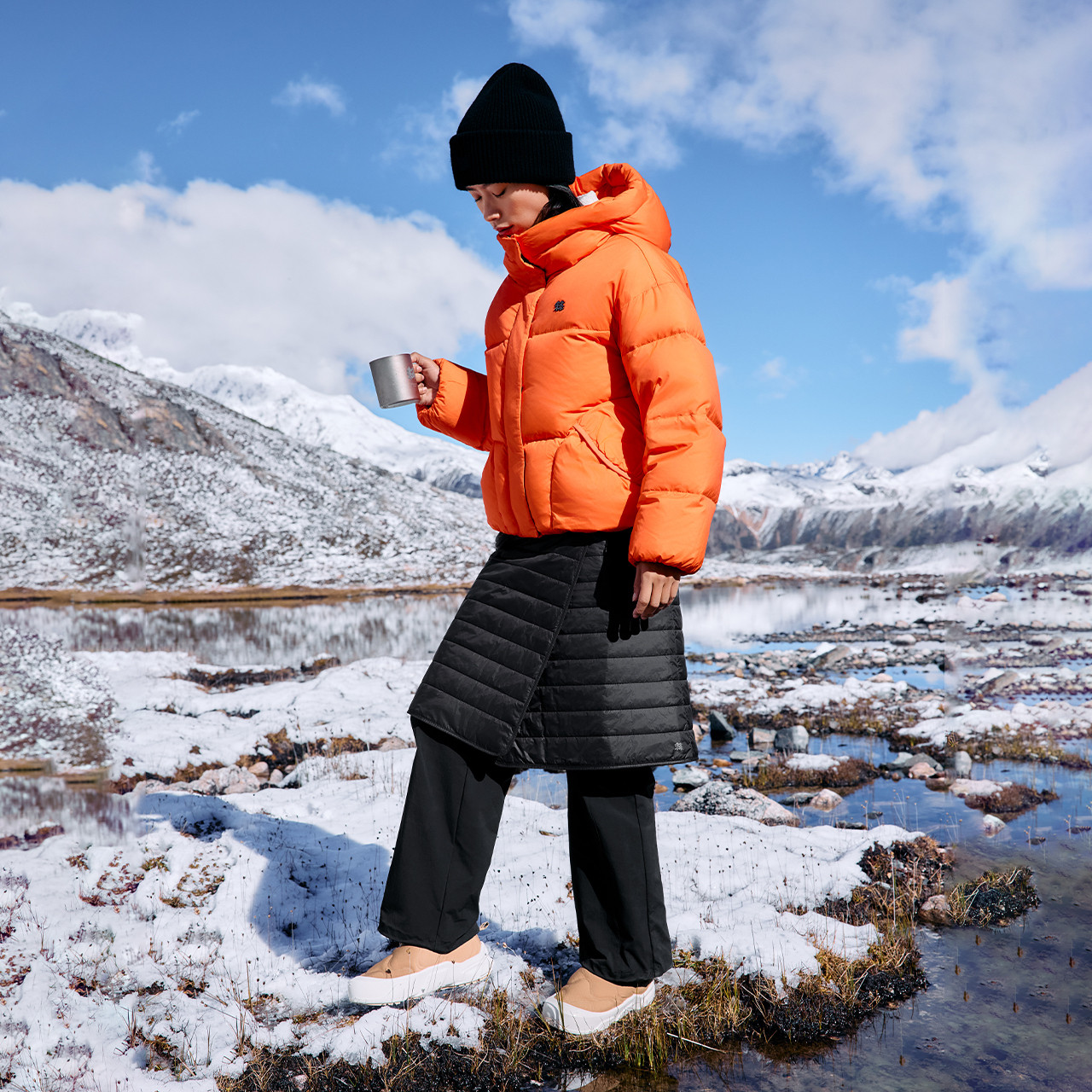 KOLON SPORT可隆羽绒衣防风防泼水女运动外套宽松短款羽绒服,淘宝优惠券,粉丝福利购,淘宝优惠卷