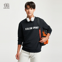 KOLON SPORT CAN ROUND COLLAR JERSEY MENS SPORTS INNER LAP TOP Hiking Camping Outdoor Casual Clothing Tide