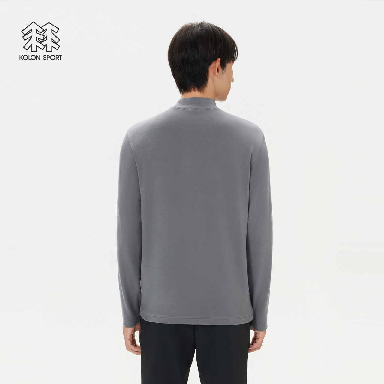 KOLON SPORT可隆户外休闲衣冬户外男士高领内搭仿羊绒长袖T恤,淘宝优惠券,粉丝福利购,淘宝优惠卷