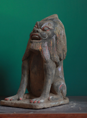 古代镇纸动物汉代仿古陶器镇墓兽