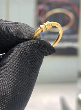 周大福妙语莲莲足金黄金戒指