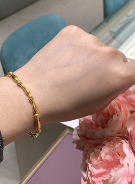 传承系列满圈锦鲤足金黄金手链