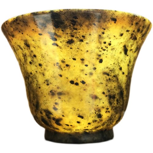 酒泉夜光杯武山鸳鸯玉老坑玉石茶杯贺店美玉主人杯甘肃天水特产藏 - 图3