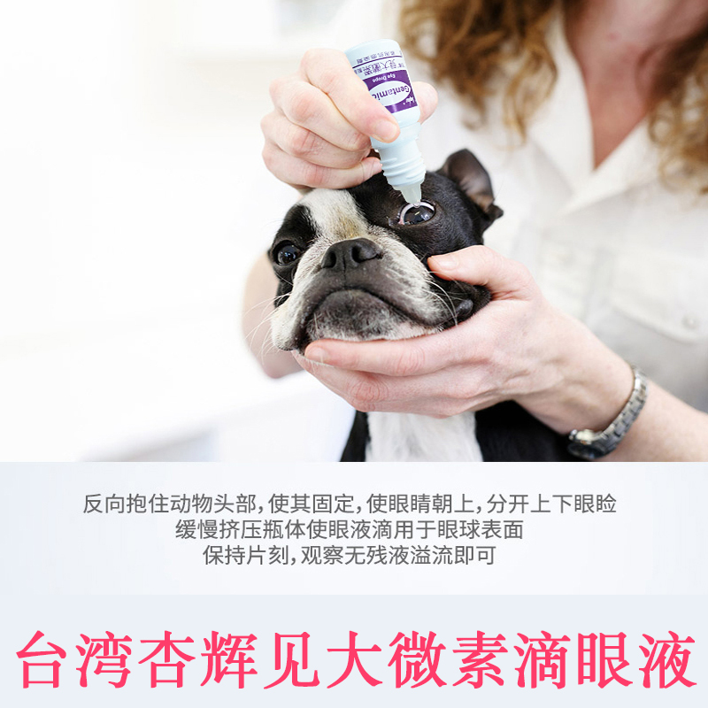 杏辉见大微素狗滴眼液抑菌消炎结膜角膜炎溃疡幼猫幼犬支鼻眼药水 - 图0