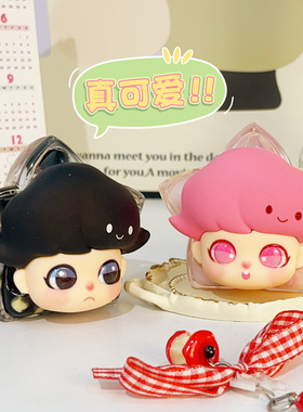 亚克力入油对对碰果蔬头杨桃妹妹礼盒潮玩心手办可爱公仔摆件