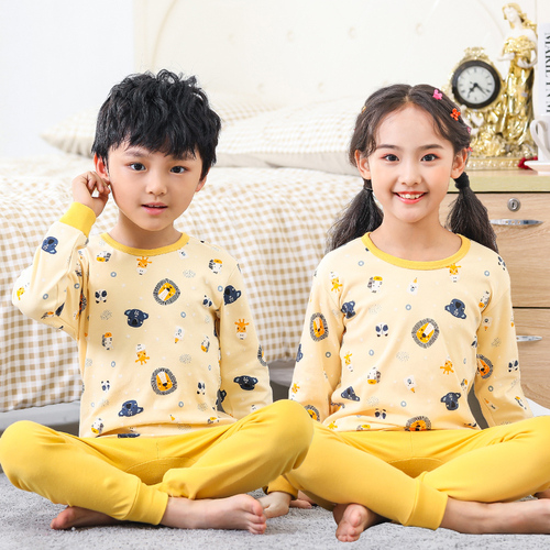 儿童纯棉内衣套装中大男女童秋衣裤宝宝打底棉毛衫全棉睡衣家居服 儿童纯棉内衣套装中大男女童秋衣裤宝宝打底棉毛衫全棉睡衣家居服