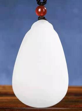 阿富汗青色玉观音吊坠男款项链玉佩护身符天然玉石挂件玉牌玉坠