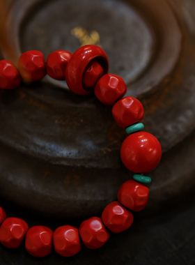 灵丹真朱砂10mm无相手串时来运转男女同款本命年护身平安健康礼物