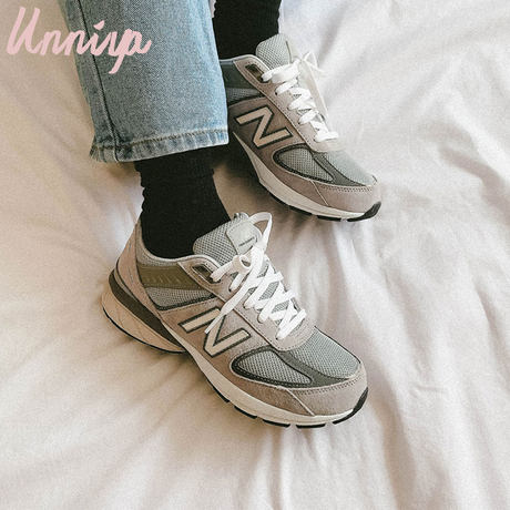 2020 Korea purchasing New BalacneNB V5 men and women couple presidential  retro casual running shoes GC990GL5