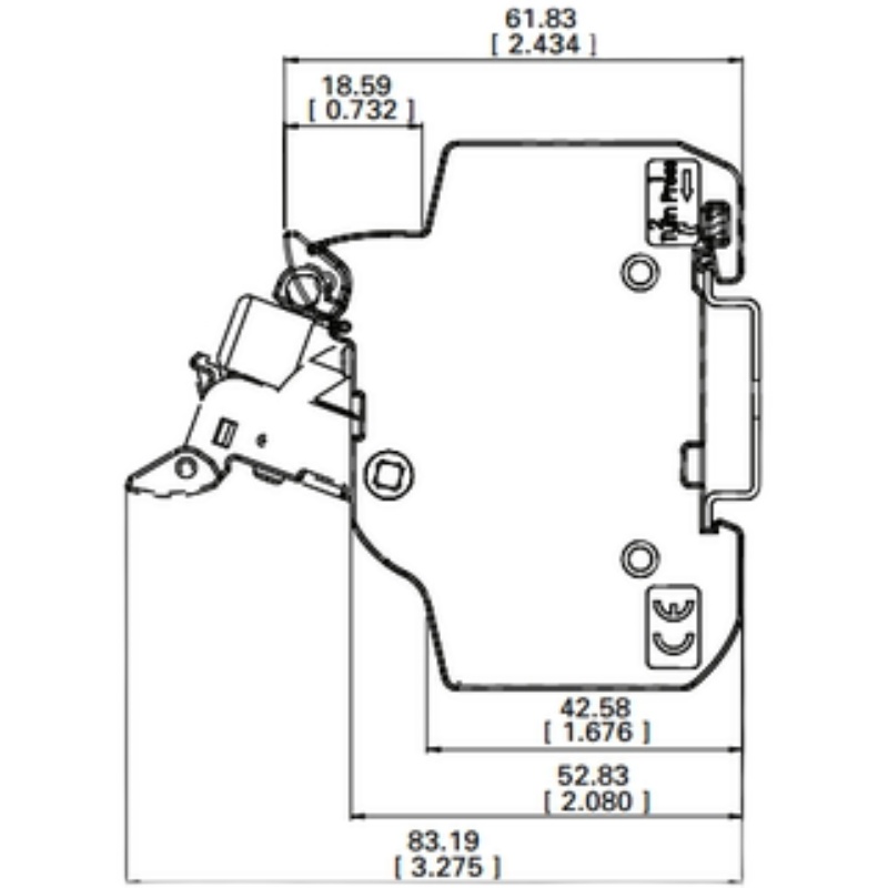 BUSSMANN 10x38MM熔断器座卡轨式CHM1DIU/CHM2DIU/CHM3DIU 690V - 图3