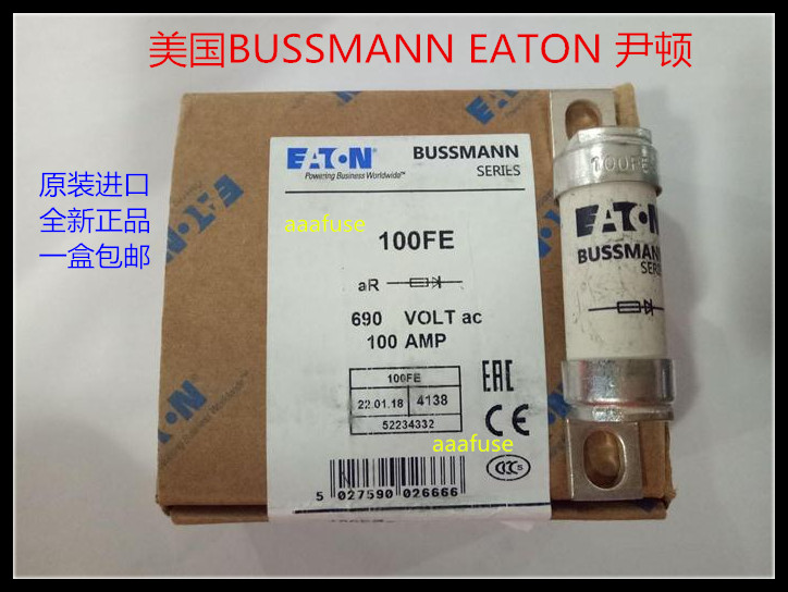 35FE 40FE 50FE 63FE 80FE 100FE BS88.4原装BUSS熔断器63A700V - 图3