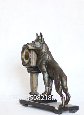 纯铜欧式复古机械座钟