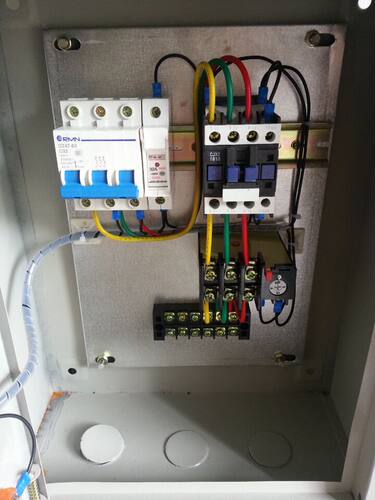 启动柜 3KW电机启动停止控制箱 风机水泵控制柜 开关箱 成套电箱 - 图0
