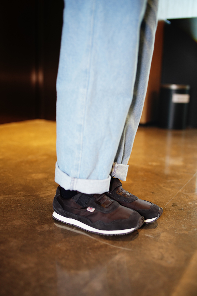 Norman Walsh2023新款儿童魔术贴男女复古运动鞋ins低帮休闲童鞋 - 图2