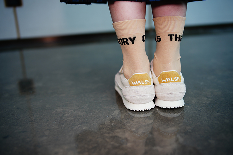Norman Walsh2023新款儿童魔术贴男女复古运动鞋ins低帮休闲童鞋 - 图1