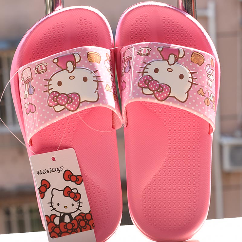 hellokitty女童凉拖鞋儿童夏可爱室内家居鞋小孩卡通防滑居家拖鞋 - 图1