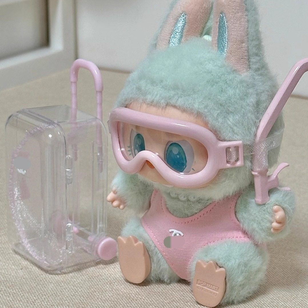 labubu娃衣夏日辣妹泳衣一代二代三代通用潮玩娃衣拉布布时髦衣服,淘宝优惠券,粉丝福利购,淘宝优惠卷