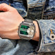 Sanda high-end large dial cool square watch for men