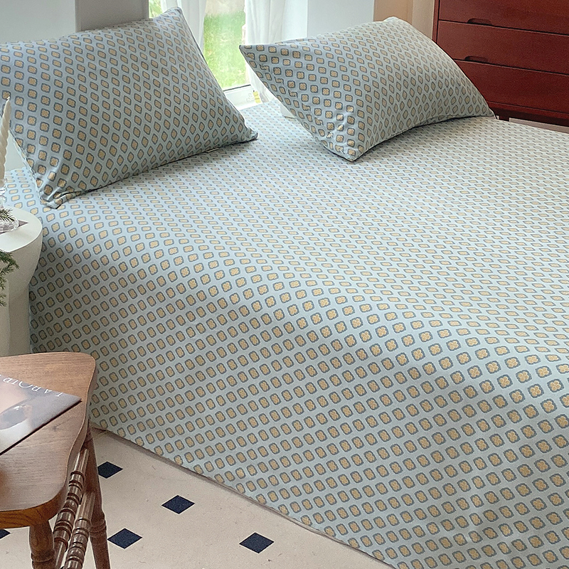 纯棉老粗布单件夏季100男全棉被单 谷蝶床单