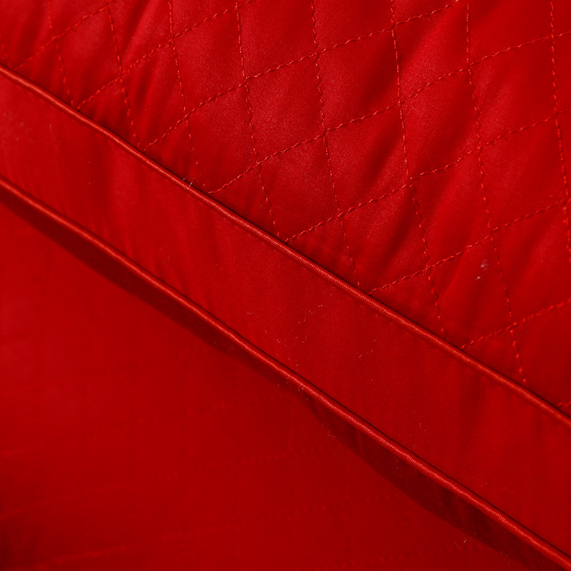 结婚纯棉一对装大红色婚庆枕头 谷蝶枕头/枕芯