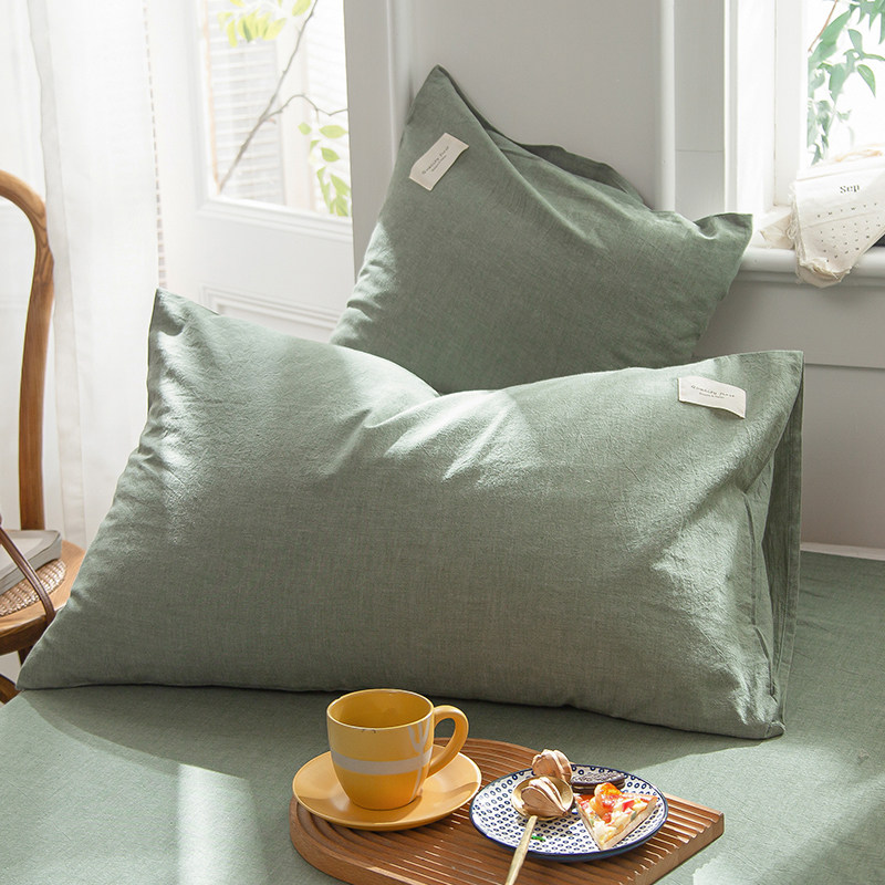 新疆棉纯棉一对装100男乳胶枕芯套 谷蝶枕套