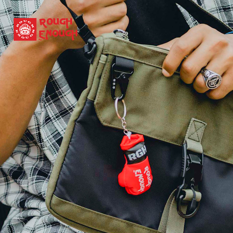 Rough Enough卡通小拳套钥匙扣女便携包包挂扣男多功能防丢锁匙扣,淘宝优惠券,粉丝福利购,淘宝优惠卷