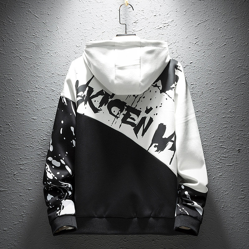 卫衣男春秋拉链连帽外套20春季开衫 pasok卫衣