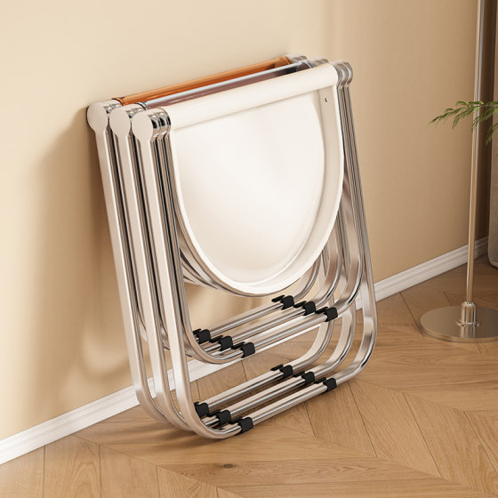 Medieval Folding Stool Transparent Acrylic Stool