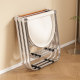 Medieval Folding Stool Transparent Acrylic Stool