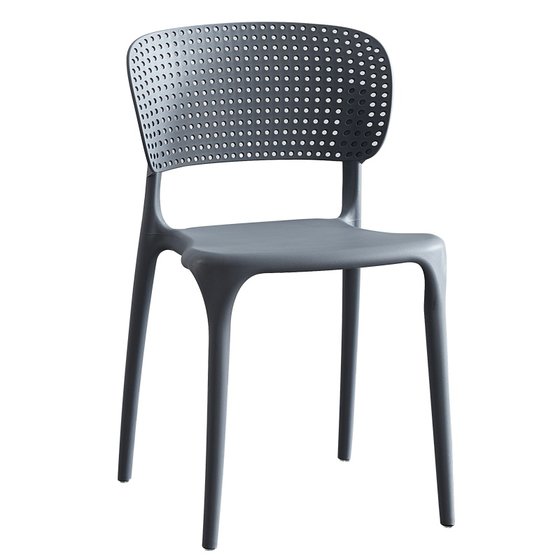 Nordic dining chair household plastic chair thickened desk chair
