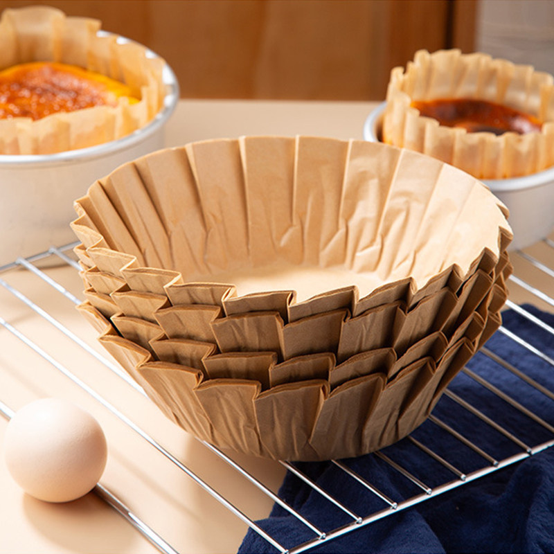 巴斯克油纸垫纸食品级硅油纸烘焙纸免折叠纸托4寸6寸8寸蛋糕模具,淘宝优惠券,粉丝福利购,淘宝优惠卷