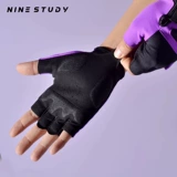 Мужские спортивные нескользящие перчатки для спортзала для йоги, женский стиль, без пальцев