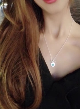 OT扣项链生日礼物925纯银同款女