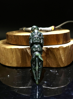 岫玉金刚入梦聚宝盆吊坠