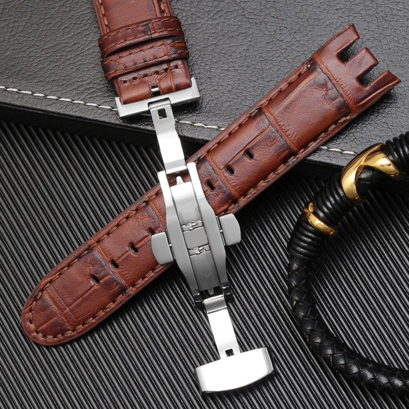 斯沃琪yrs403 412 402g真皮手表带 nexuiz力热配件