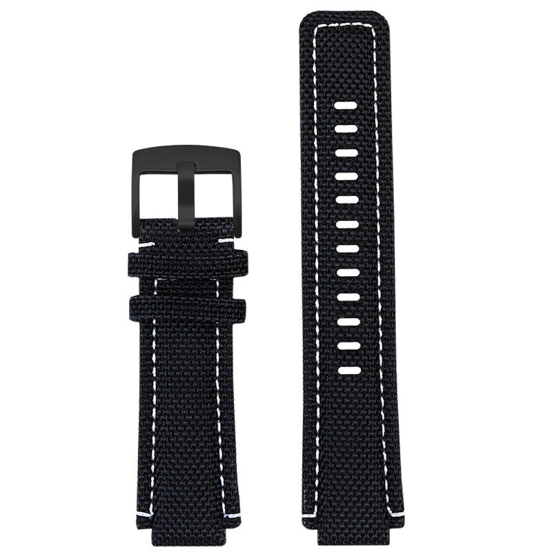 适配天美时潮汐指南针尼龙帆布表带 nexuiz力热配件