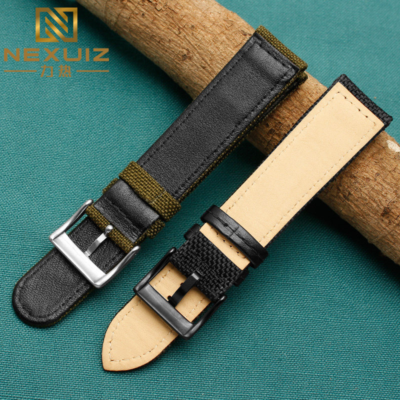适配精工表帆布男手表带 nexuiz力热配件