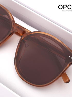 GM茶色墨镜又美又飒可盐可甜