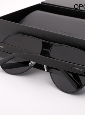 OPCCI偏光镜飞行员男士大脸墨镜