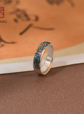 吴越老银铺足银999可调节戒指