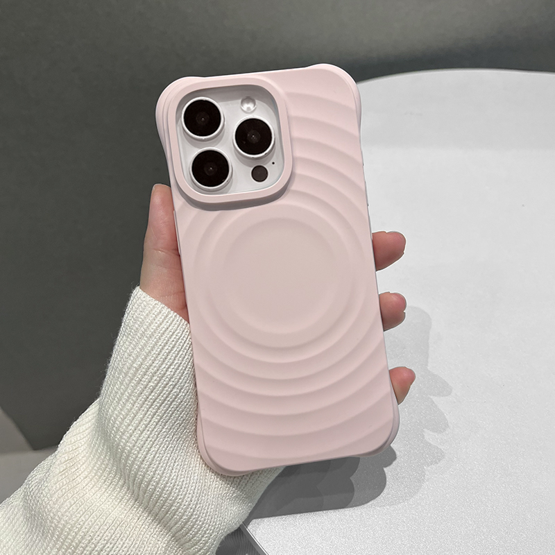 适用苹果16手机壳2024新款iphone16promax带挂绳13液态硅胶magsafe磁吸12粉色十五波漾15女款14带支架15pro套