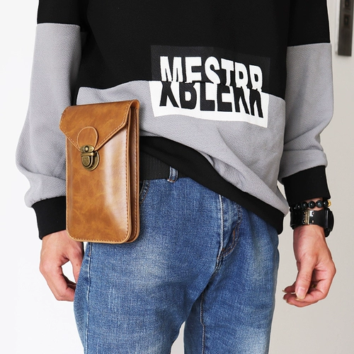 Универсальный износостойкий мужской мобильный телефон, водоотталкивающий ремень, поясная сумка, 7, 7 дюймов