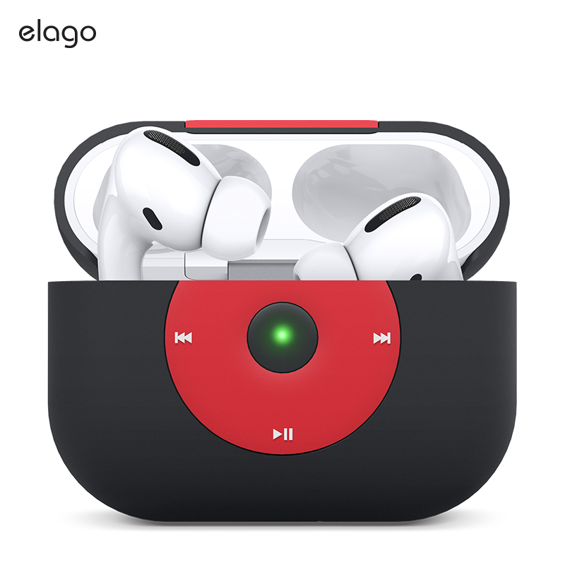 elago韩国适用于苹果蓝牙耳机保护壳airPods Pro保护套airpodspro复古ipod形耳机套软硅胶AirPods2代潮