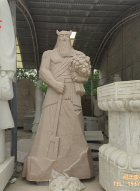 石雕古代人物雕塑定制大理石孔子雕像汉白玉佛像校园革命人摆件