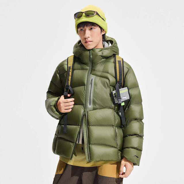 Li Ning CF traceable 90 goose down jacket ລົງກັນນ້ໍາມີນ້ໍາຫນັກເບົາ