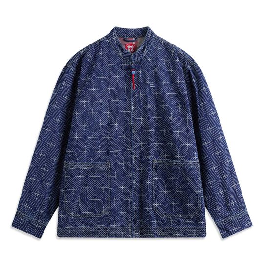 李宁正品日进斗金系列男女同款时尚宽松休闲水洗牛仔外套AJDV023