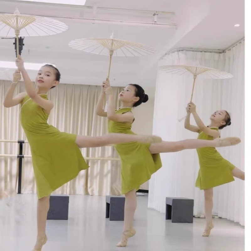 古典旗袍人间烟火儿童碧落晨光曲外婆桥舞蹈女童中国风演出表演服,淘宝优惠券,粉丝福利购,淘宝优惠卷